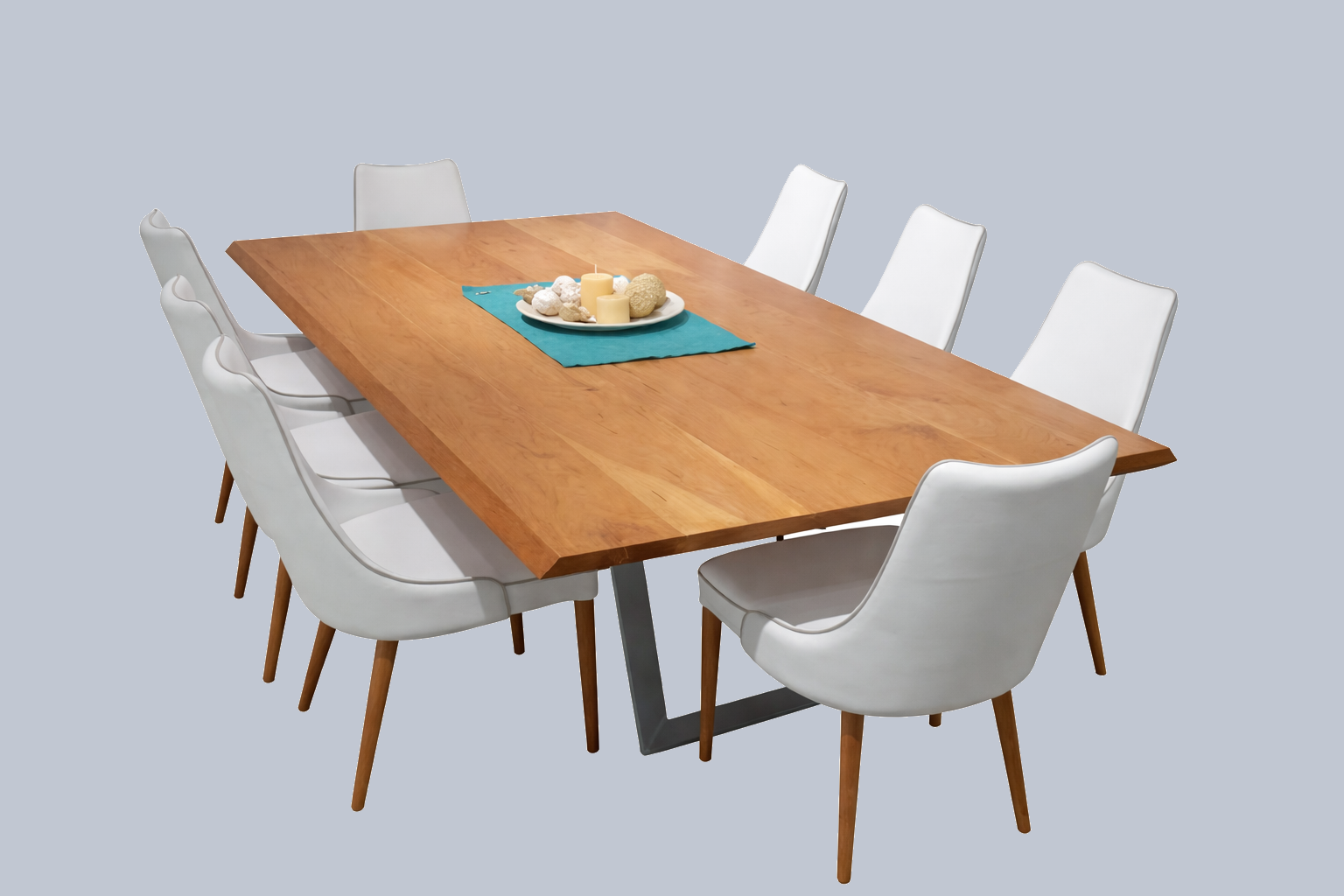 Mesas de madera de lenga