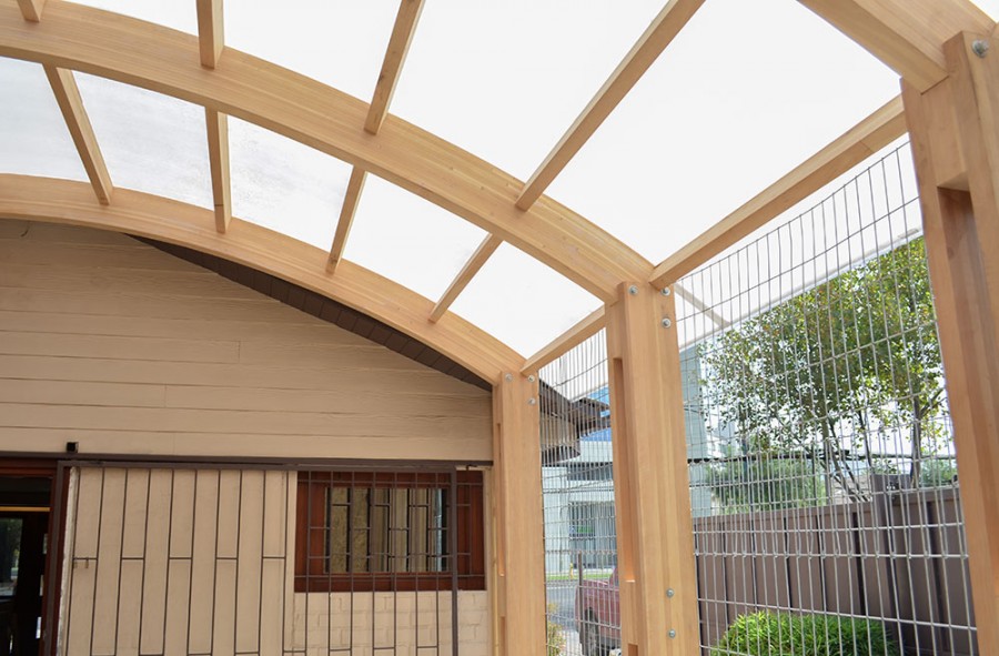 Vigas estructurales de madera de lenga